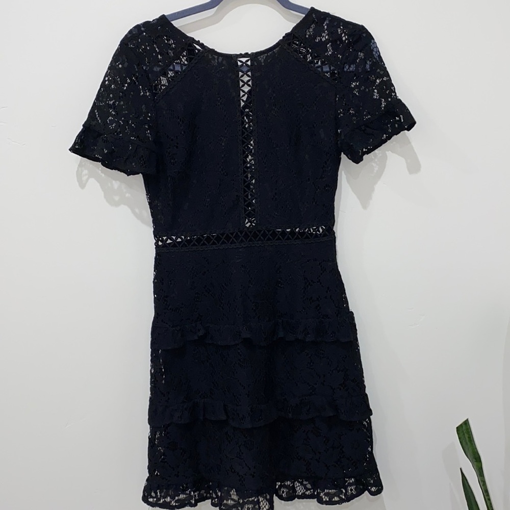 Mini black dress